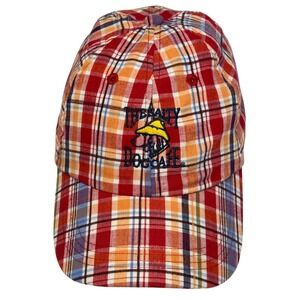 The Salty Dog Cafe Hat‎ Youth Plaid Baseball Cap Kids Apparel Hilton Head